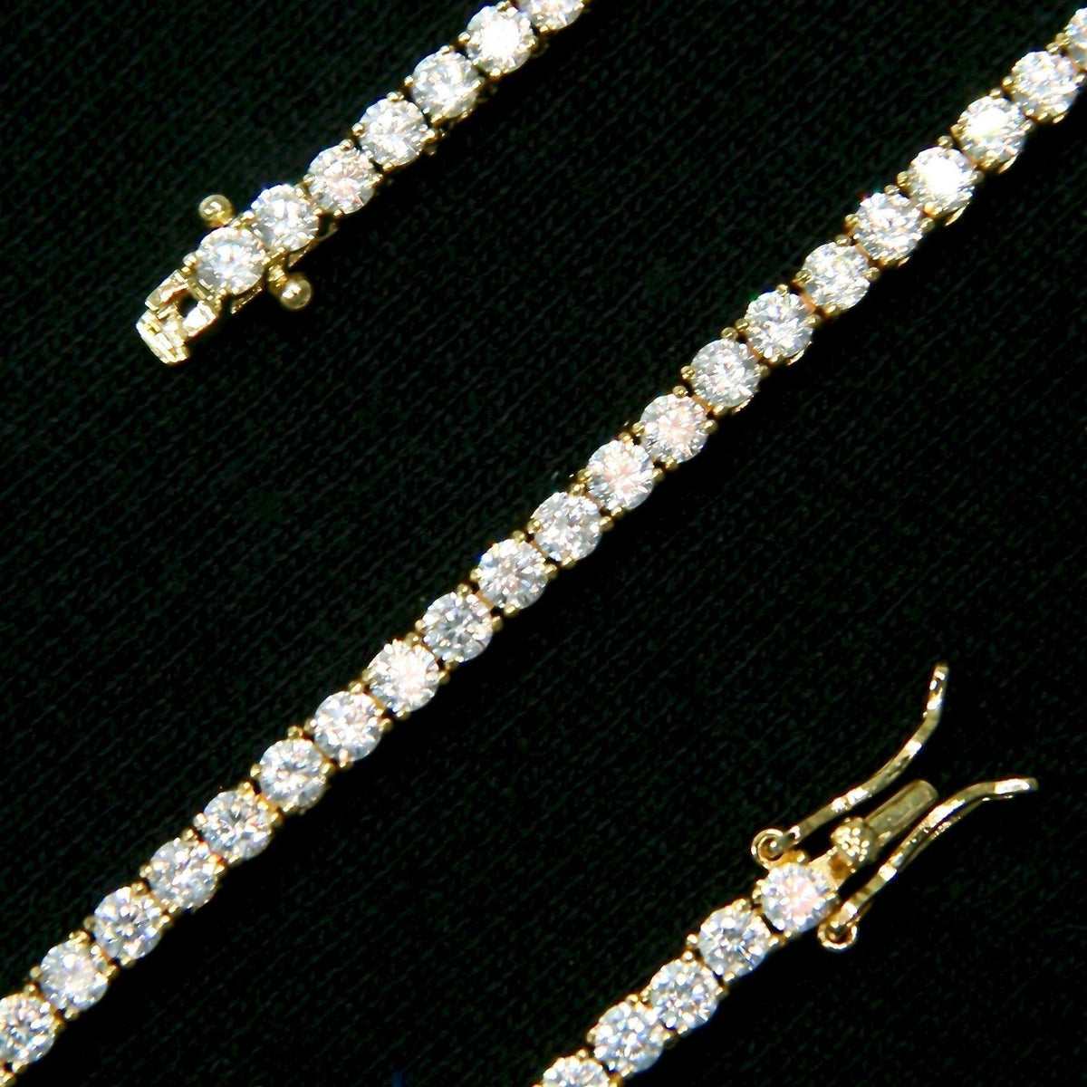 3mm Tennis Bracelet - 18K Yellow Gold