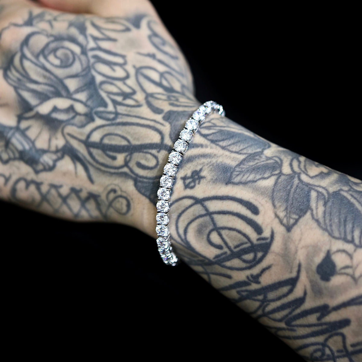 5mm Tennis Bracelet - 18K White Gold