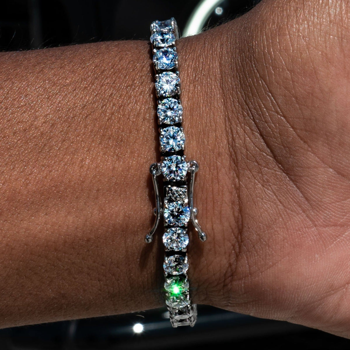 5mm Tennis Bracelet - 18K White Gold
