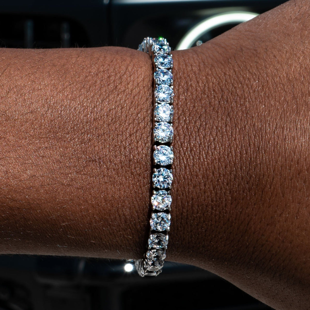 5mm Tennis Bracelet - 18K White Gold