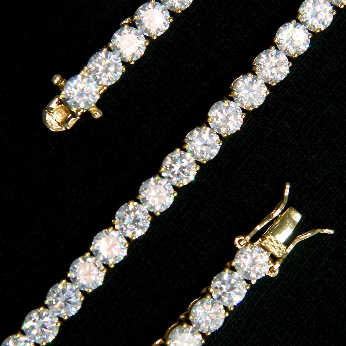 5mm Tennis Bracelet - 18K Yellow Gold