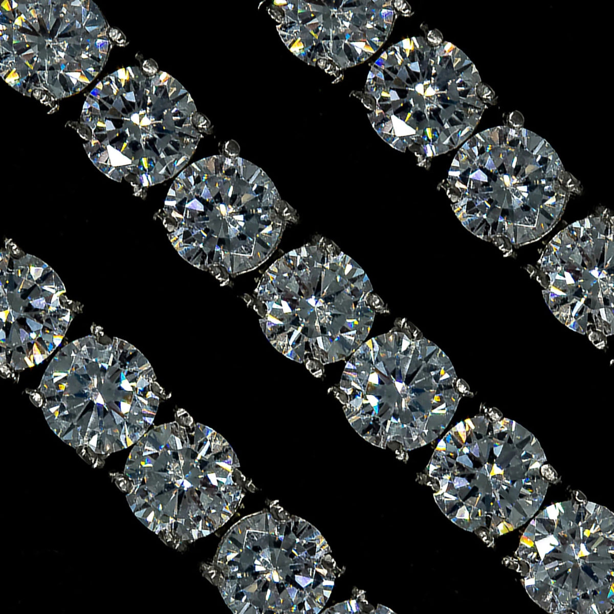 6mm White Gold Diamond Tennis Bracelet