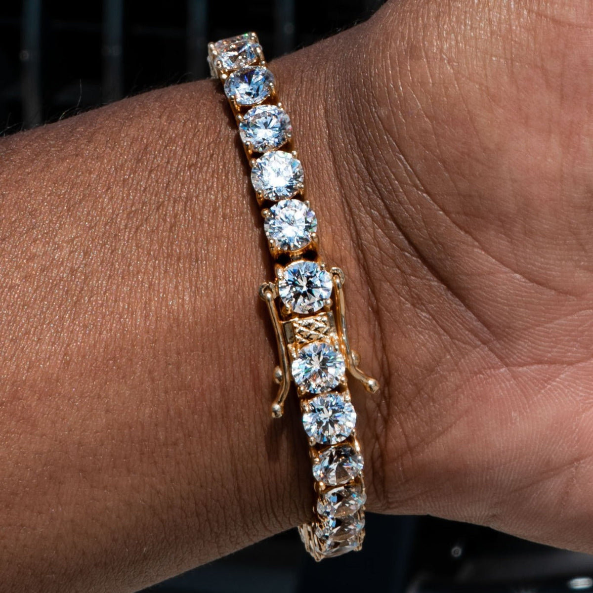 6mm Yellow Gold Tennis Bracelet - 18K Yellow Gold