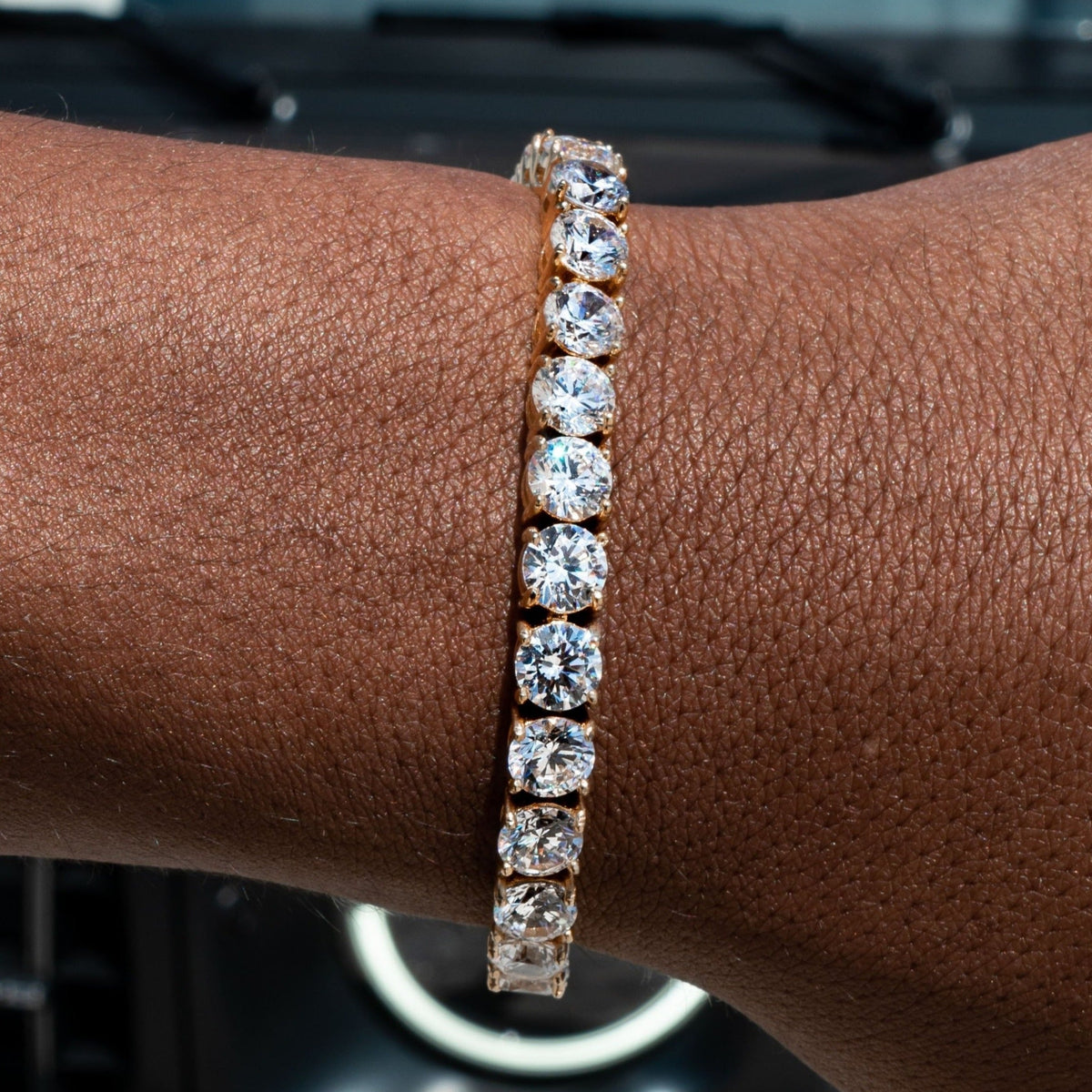 6mm Yellow Gold Tennis Bracelet - 18K Yellow Gold