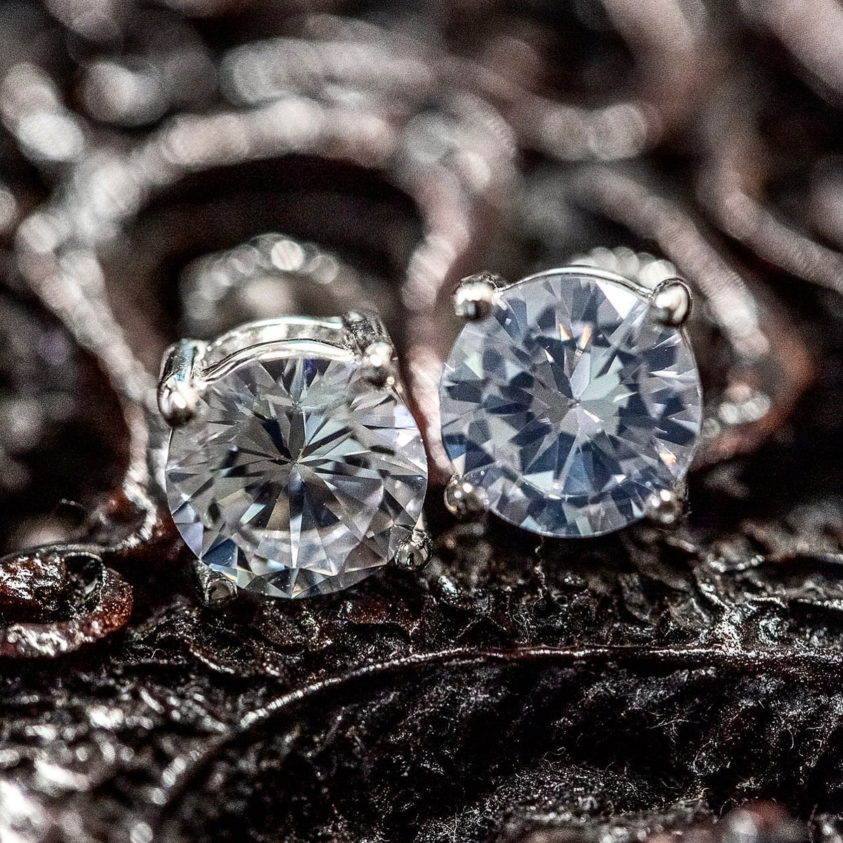7MM SOLID 925 SILVER EARRINGS · studio